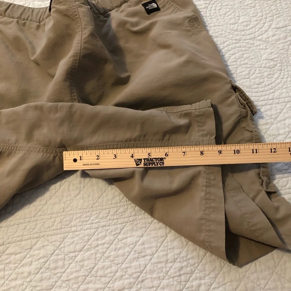 The North Face nylon cargo shorts. Size XL.